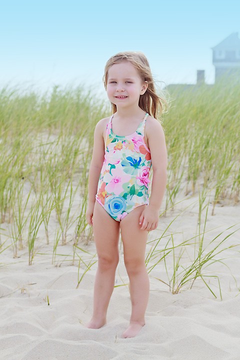 Summer Kids :: Girls :: Swimsuit and Cover Up Sets :: watercolor floral ...